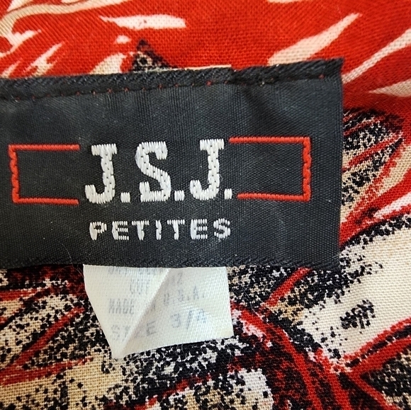 JSJ Red Floral Sleeveless Jumpsuit - Picture 9 of 11